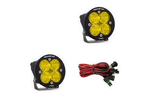 Baja Designs Squadron-R Pro Wide Cornering Amber LED Lights, Pair 