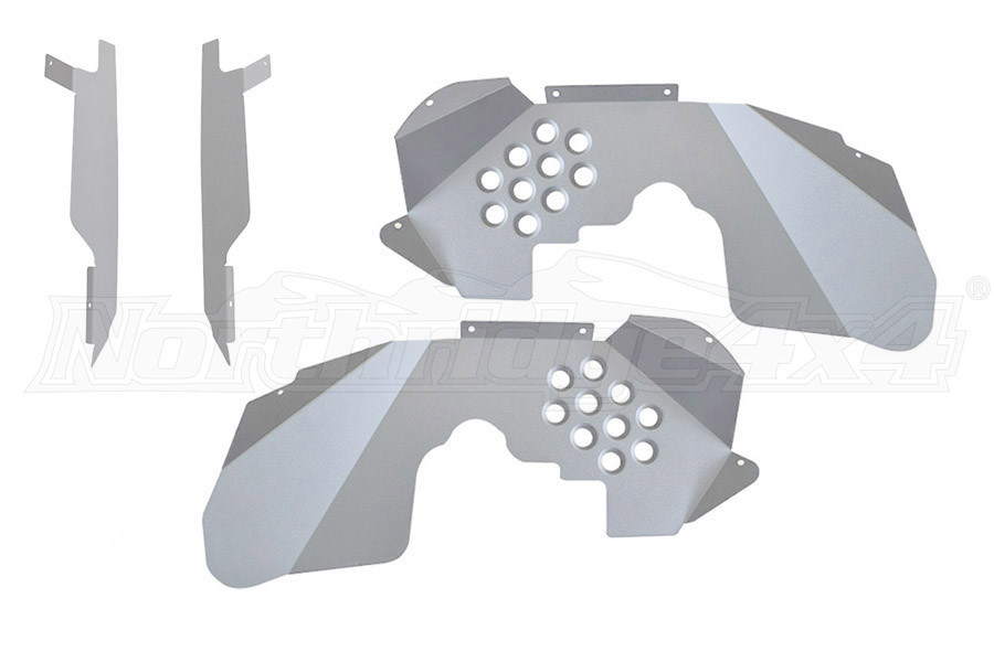 Jeep JK ACE Engineering Falcon Shocks Aluminum Inner Fenders Bare