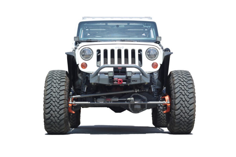 VKS Fab Felon Front Bumper - Winch Hoop - JK