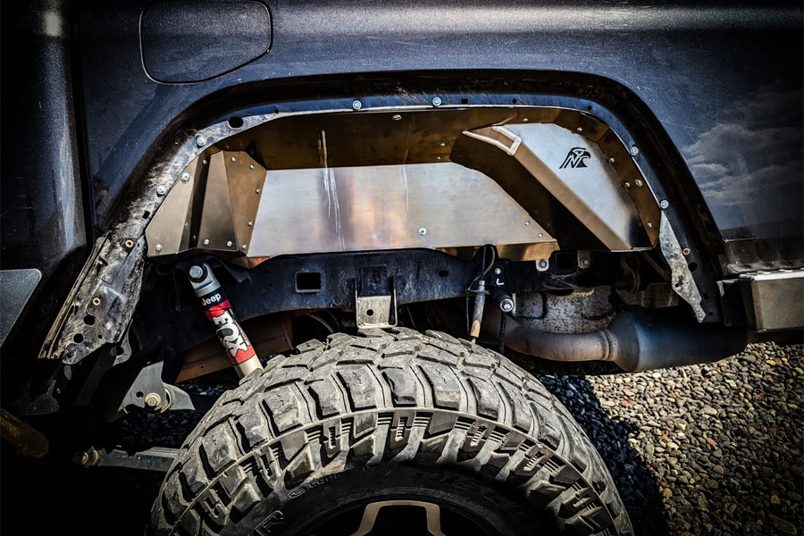 Next Venture Motorsports Aluminum Rear Inner Fender Liners - JT 3.6L