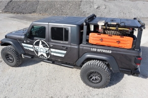 LOD Black Ops Bed Rack - Black  - JT 