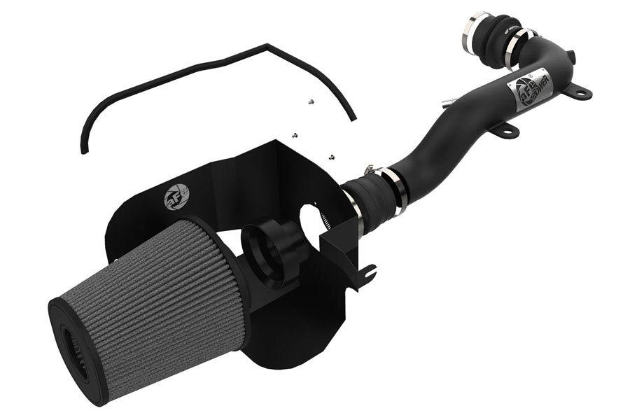 aFe POWER Magnum FORCE Stage-2 XP Cold Air Intake System Black w/ Pro DRY S Filter - JL/JT 3.6L