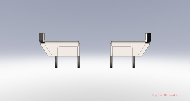 Clayton Front Frame Brackets - TJ/ LJ 