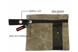 Overland Vehicle Systems Small Bags Waxed Canvas - Set of 3