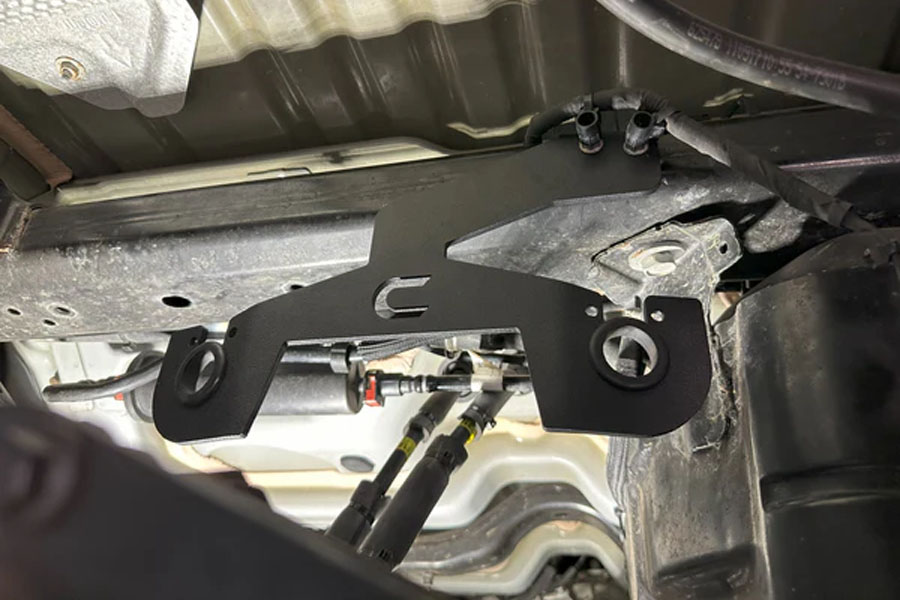 Clayton Off Road Parking Brake Cable Relocation Bracket - JL