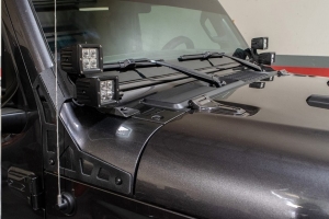 DV8 Offroad Dual A-Pillar Pod LED Light Mount - JT/JL