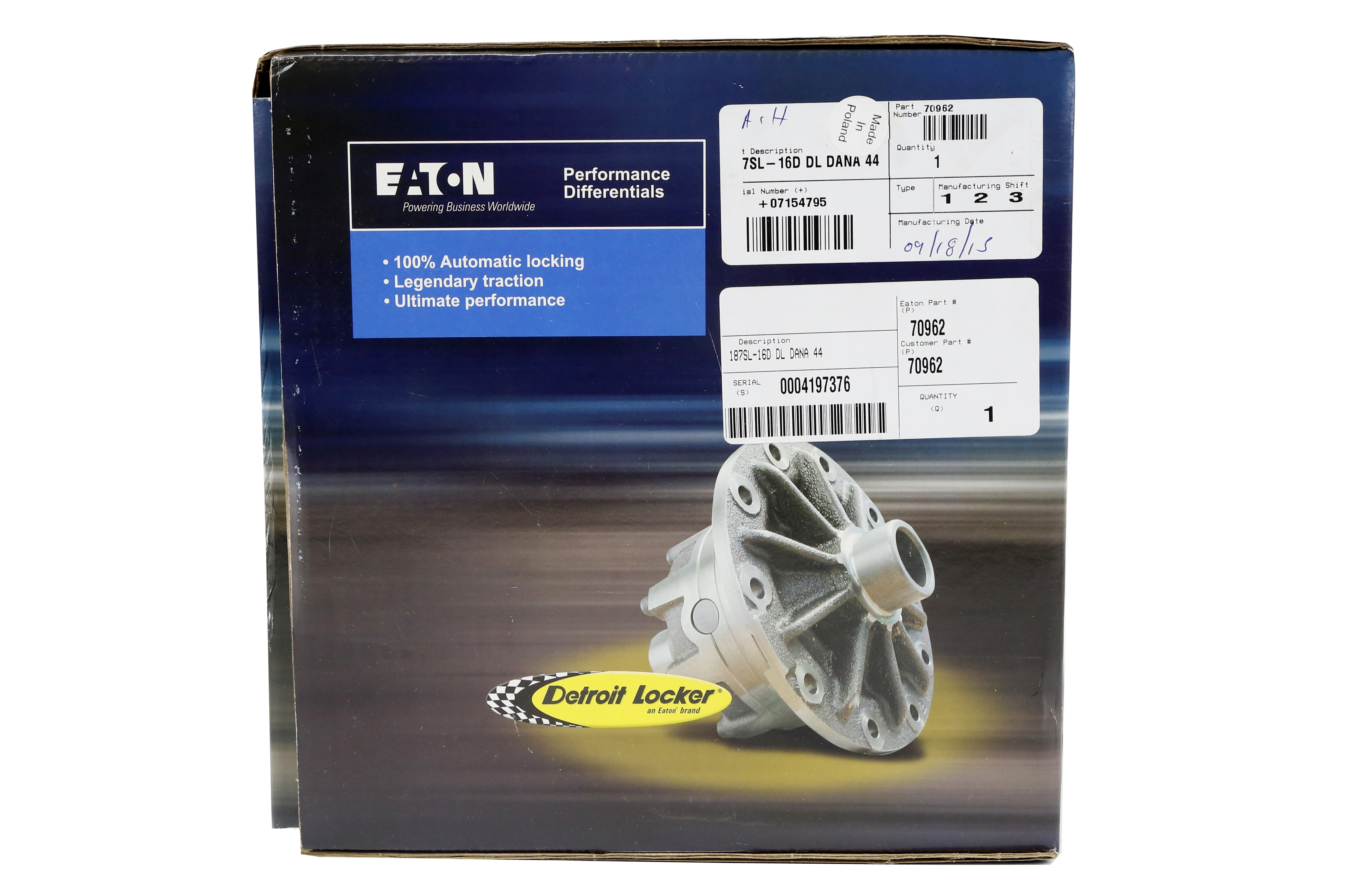Eaton Detroit Locker Dana 44 Performance Differential
