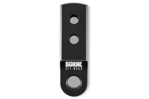 Borne Off-Road 2-inch Hitch Receiver Shackle Mount, Black