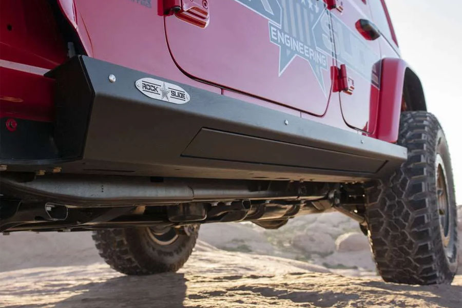 Rock Slide Engineering Step Slider Skid Plates - Pair - JL 2026 4dr