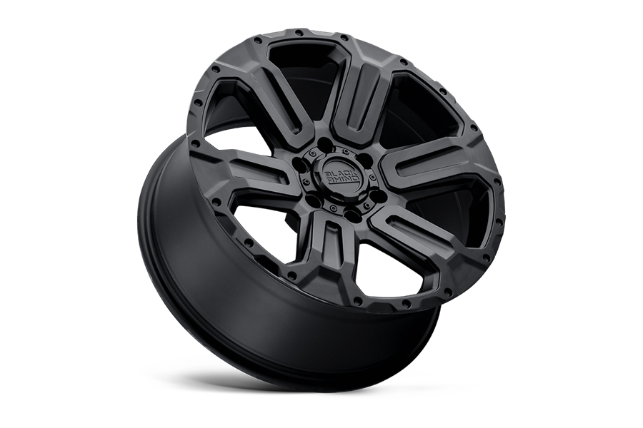 Black Rhino Wanaka Wheel, 17x8.5 5x5 - Matte Black - JT/JL/JK