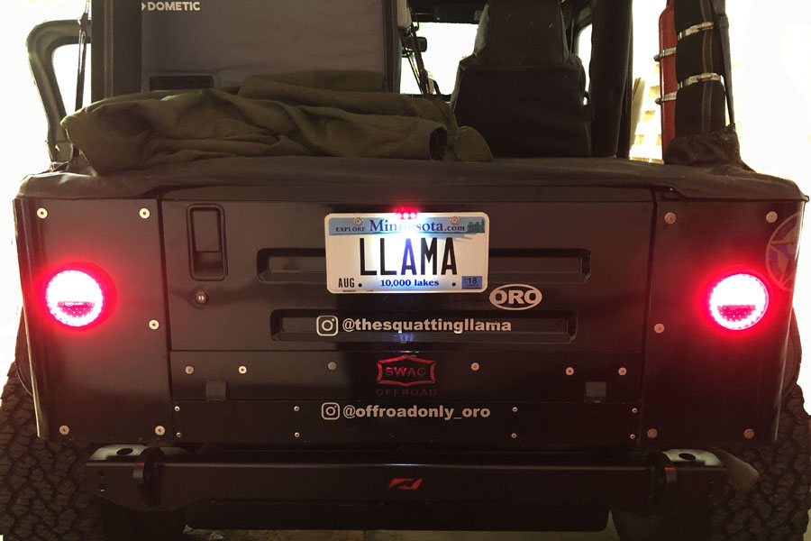 Off Road Only LitePlate License Plate LED Light w/ Harness