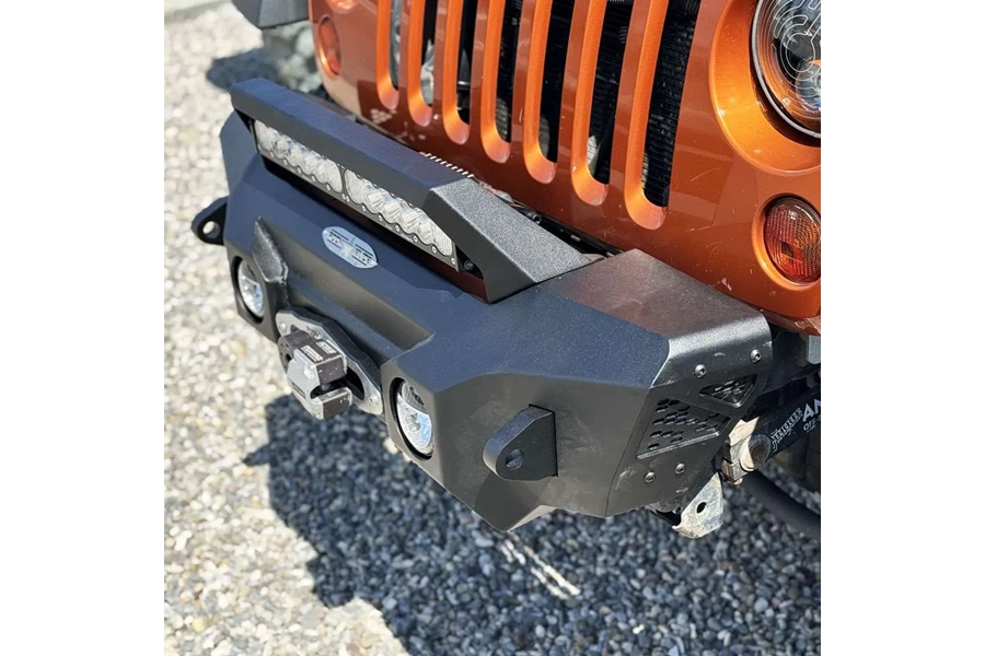Rock-Slide Engineering Appalachian Steel Stubby Front Bumper - JK