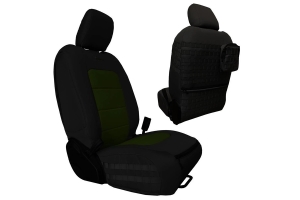 Bartact Tactical Series Front Seat Covers - Black/Olive - JT