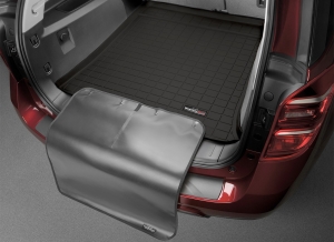 WeatherTech Extended Cargo Liner with Bumper Protector, Black - JK 15-18
