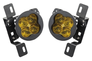 Diode Dynamics SS3 Pro LED Fog Light Kit, Yellow - Pair - JT Rubicon