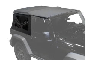 King 4WD Premium Replacement Soft Top with Tinted Windows - Black Diamond - JK 2dr 2010+