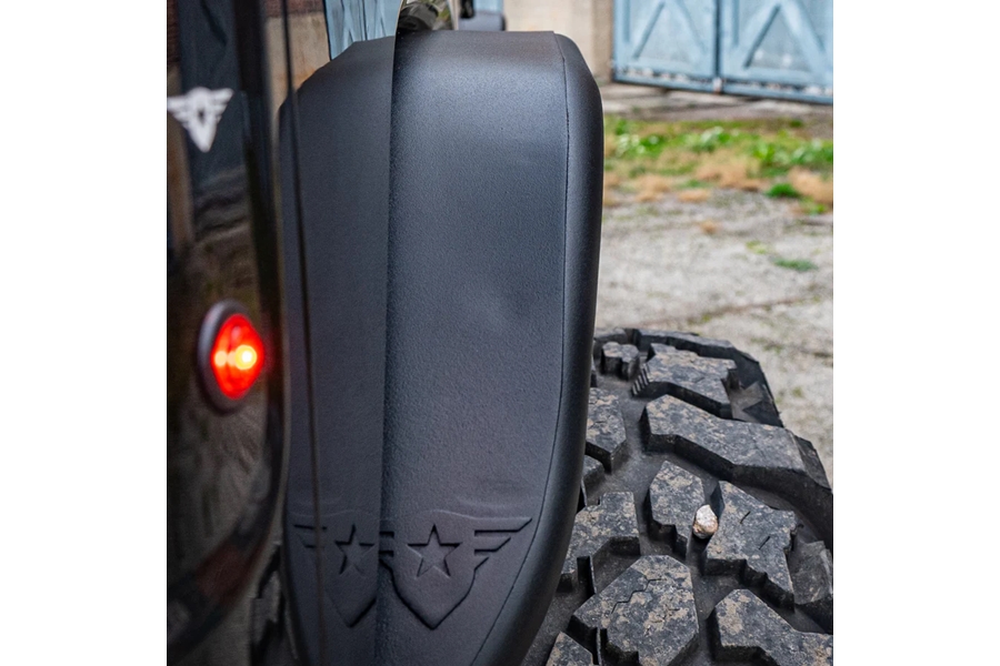 Combat Off Road Full Assault Black Aluminum Fender Kit - Rear - JL