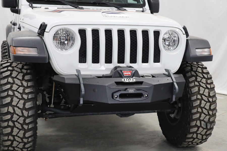 LOD Black Ops Stubby Winch Front Bumper - Black  - JT/JL/JK