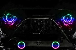 Oracle Lighting High Performance 20W LED Fog Lights, Dynamic Colorshift - JK/JL/JT
