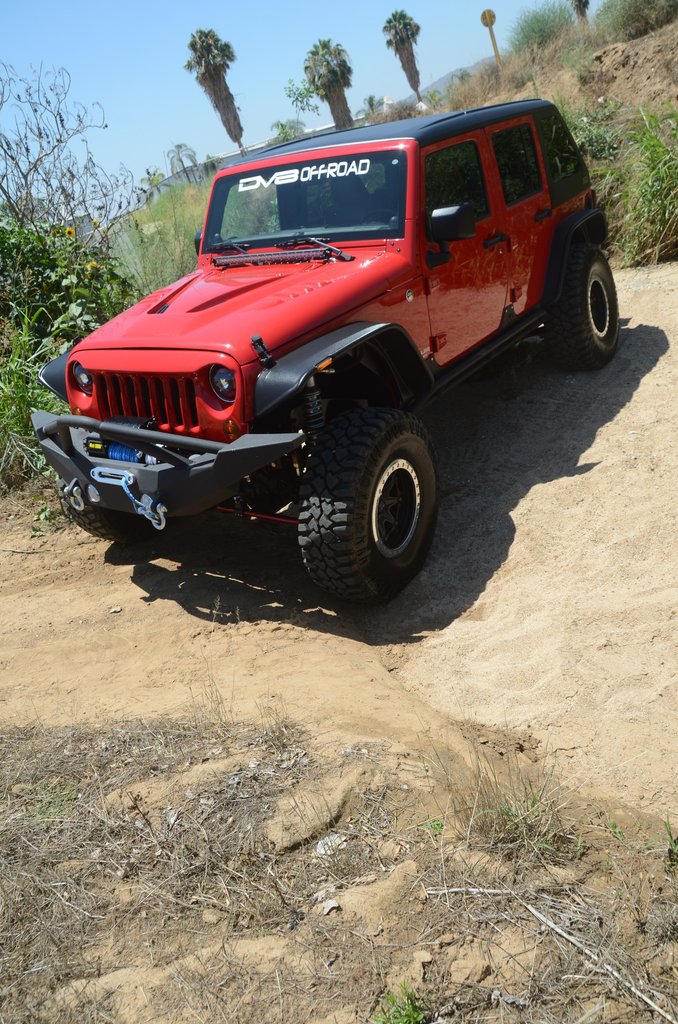 DV8 Offroad Fiberglass Hood, Unpainted - JK