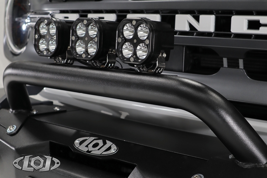 LOD Black Ops Front Bumper Bull Bar - Black - JT/JL/JK Bronco 2021+ 