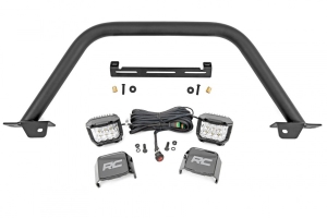 Rough Country Safari Bar Kit OE Modular Steel Bumper 3in OSRAM Angle Wide Series    - Bronco 2021+