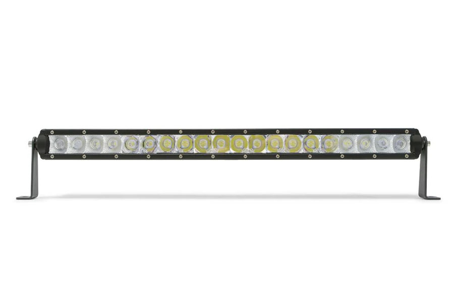 DV8 Offroad Single Row LED Light Bar w/ Chrome Face - 50in