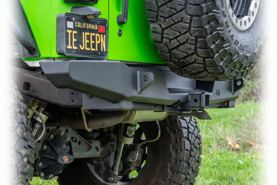 Turn Offroad Rear Bumper w/ Hitch Receiver - JK