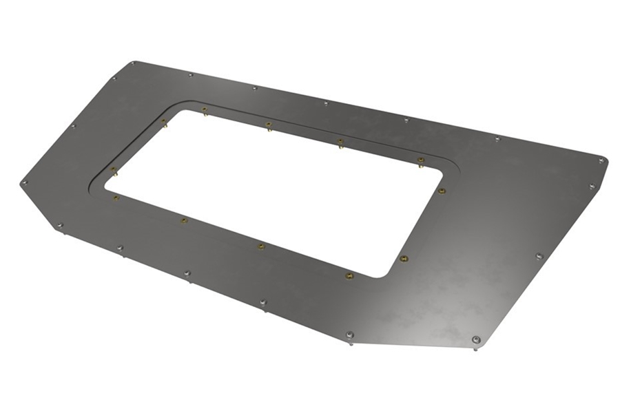 Motobilt Fuel Access Hatch - Bare Steel - JK