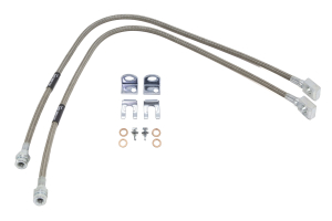 Rubicon Express Stainless Steel Front Brake Line Set - YJ