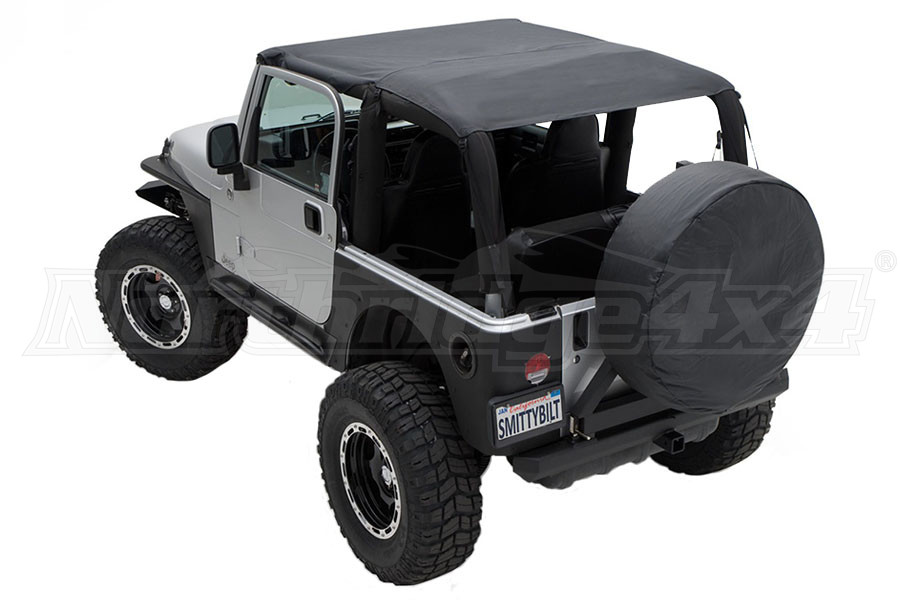 Jeep TJ Smittybilt Extended Soft Top Black Diamond - Jeep Rubicon 2003-2006  | 93635|Northridge4x4