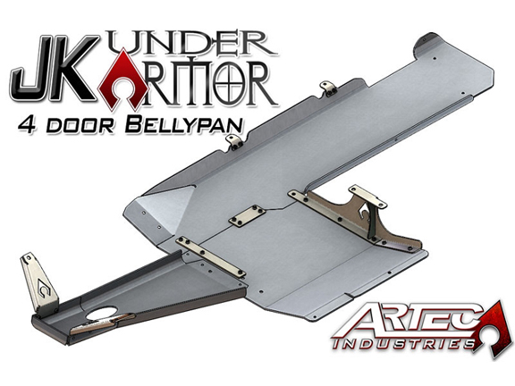 Artec Industries Bellypan Armor Kit - JK 4dr 2012+