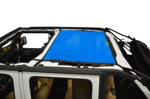 Dirty Dog 4x4 Sun Screen Rear - Blue - JL 4DR