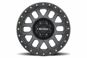 Method Race Wheels MR305 NV, 18x9, 8x6.5,130.81mm Centerbore,  Titanium - Matte Black Lip