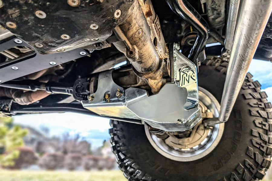 Next Venture Motorsports Front Diff Skid M210 - Zinc Plating Silver - JL/JT