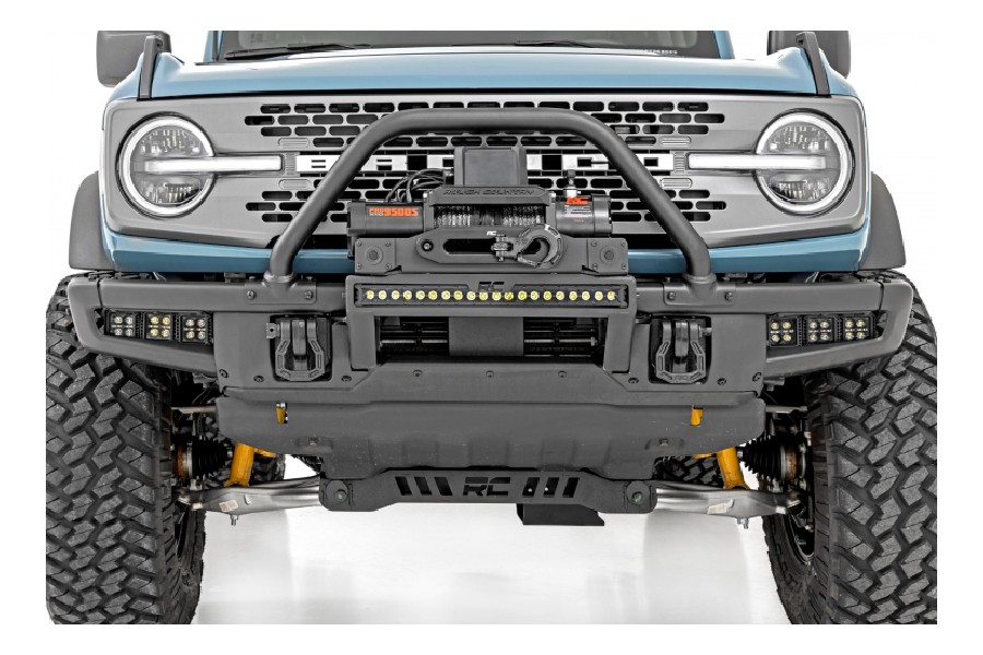 Rough Country High Winch Mount Black Series - Bronco 2021+