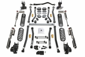 Teraflex Alpine CT4 4.5in Long Arm Lift Kit - w/Falcon SP2 3.3 Adjust. Shocks - JL 2dr