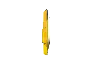 KC HiLiTES SlimLite 8in LED Light Shield, SAE Driving - Yellow
