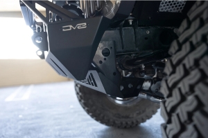 DV8 Offroad Front Bumper Sway-Bar Disconnect Skid Plate - JT/JL