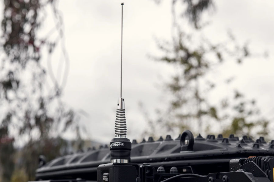 Rugged Radios GMRS and UHF No Ground Plane NGP Tuned Whip Antenna