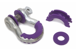 Daystar D-Ring Isolators with Washers, Purple