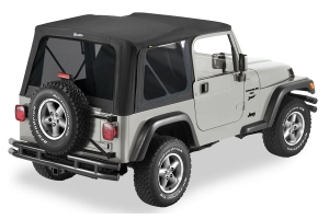 Bestop Replace-a-Top Soft Top for OEM Hardware - Black Denim     - TJ 1997-02