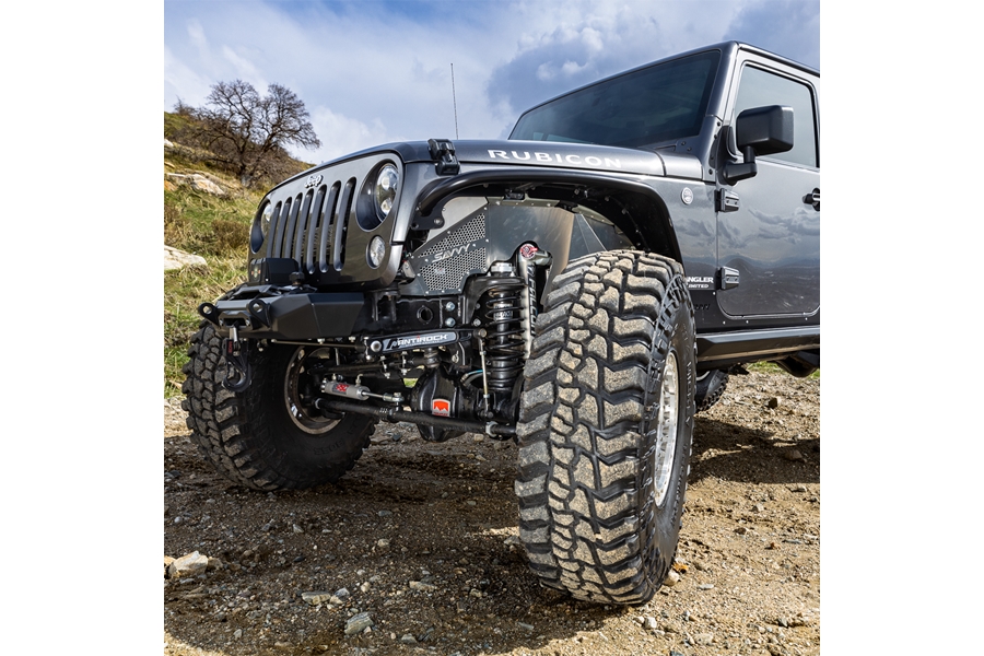 Savvy Offroad High Clearance Vented Aluminum Front Inner Fenders - Bare - JK