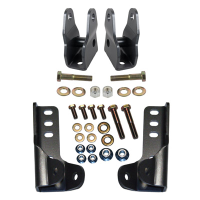 Synergy Manufacturing Front & Rear Lower Shock Relocation Kit - JK
