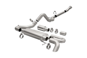 Magnaflow Overland Series Cat-Back Exhaust System - Bare - Ford Bronco 2.7L 2021