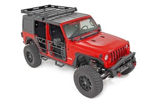 Rough Country Roof Rack System w/ Black-Series LED Lights - JL