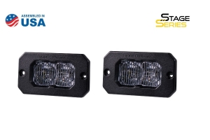 Diode Dynamics SS2 Pro Flush Mount LED Fog, WBL-  Pair