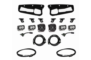 Baja Designs Clear SAE Fog Pocket Kit w/ Upfitter  - Bronco 2021+