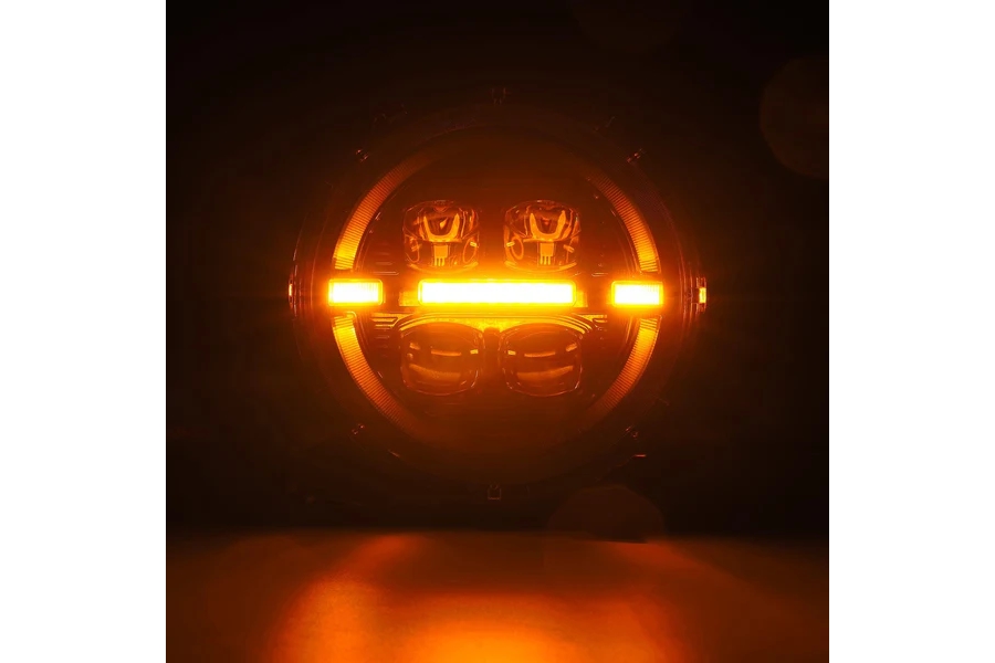 AlphaRex NOVA-Series LED Projector Headlights - Black - JT/JL