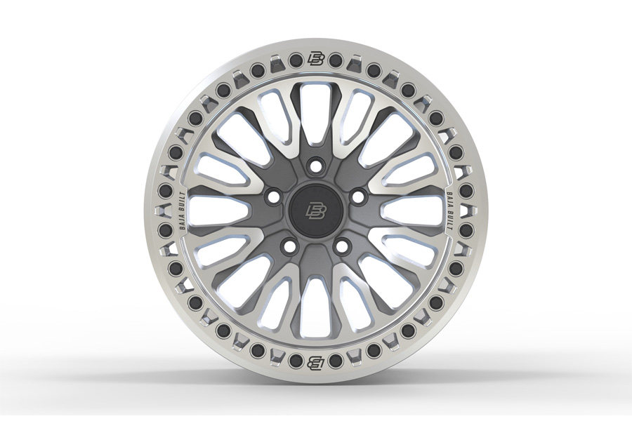 Baja Built RENEGADE Cast Beadlock Wheel, 17x9 5x5 -12mm - Machined - JT/JL/JK